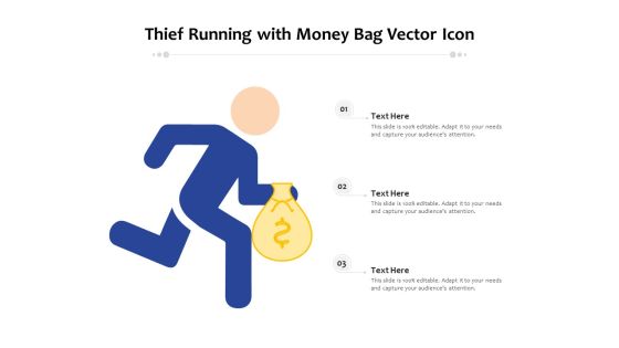 Thief Running With Money Bag Vector Icon Ppt PowerPoint Presentation Pictures Influencers PDF Thief Running With Money Bag Vector Icon Ppt PowerPoint Presentation Pictures Influencers PDF