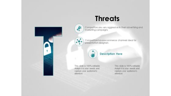 Threats Ppt PowerPoint Presentation Infographic Template Graphics Threats Ppt PowerPoint Presentation Infographic Template Graphics