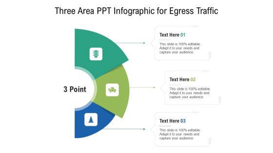 Three Area Ppt Infographic For Egress Traffic Ppt PowerPoint Presentation File Summary PDF Three Area Ppt Infographic For Egress Traffic Ppt PowerPoint Presentation File Summary PDF