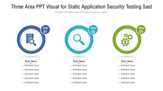 Three Area Ppt Visual For Static Application Security Testing Sast Ppt PowerPoint Presentation File Show PDF Three Area Ppt Visual For Static Application Security Testing Sast Ppt PowerPoint Presentation File Show PDF