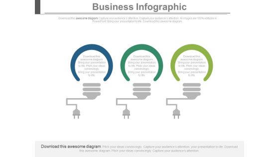 Three Bulbs Wired In Series Powerpoint Slides Three Bulbs Wired In Series Powerpoint Slides