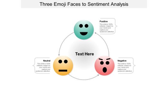 Three Emoji Faces To Sentiment Analysis Ppt Powerpoint Presentation Inspiration Gallery Three Emoji Faces To Sentiment Analysis Ppt Powerpoint Presentation Inspiration Gallery
