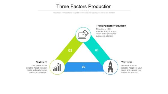 Three Factors Production Ppt PowerPoint Presentation Gallery Graphics Download Cpb