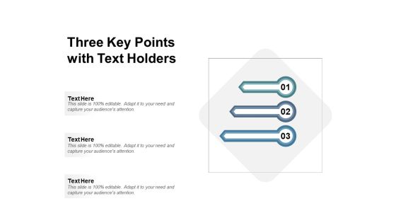 Three Key Points With Text Holders Ppt PowerPoint Presentation Show Format Three Key Points With Text Holders Ppt PowerPoint Presentation Show Format