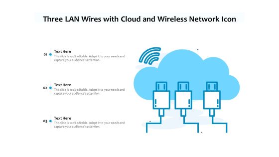 Three LAN Wires With Cloud And Wireless Network Icon Ppt PowerPoint Presentation Gallery Layout Ideas PDF Three LAN Wires With Cloud And Wireless Network Icon Ppt PowerPoint Presentation Gallery Layout Ideas PDF