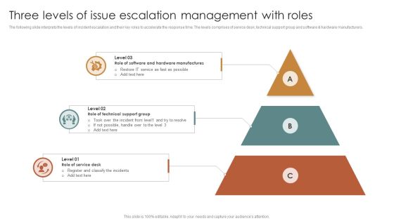 Three Levels Of Issue Escalation Management With Roles Microsoft PDF Three Levels Of Issue Escalation Management With Roles Microsoft PDF