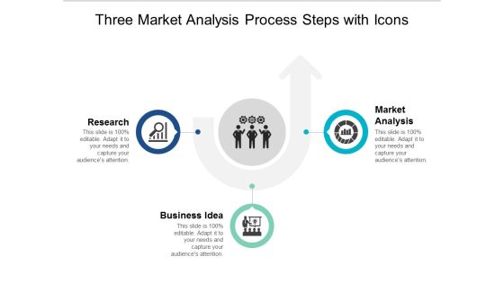 three market analysis process steps with icons ppt powerpoint presentation portfolio brochure three market analysis process steps with icons ppt powerpoint presentation portfolio brochure