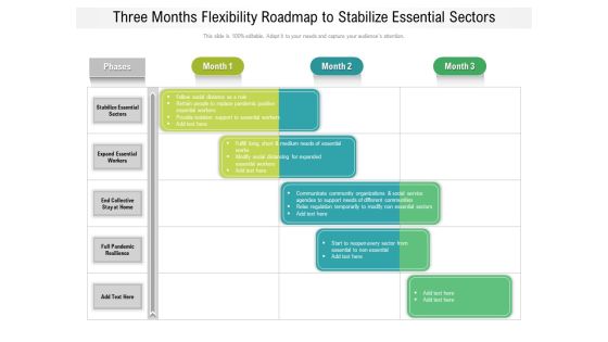 Three Months Flexibility Roadmap To Stabilize Essential Sectors Introduction Three Months Flexibility Roadmap To Stabilize Essential Sectors Introduction