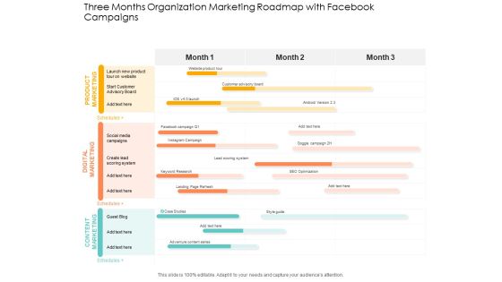 Three Months Organization Marketing Roadmap With Facebook Campaigns Introduction Three Months Organization Marketing Roadmap With Facebook Campaigns Introduction