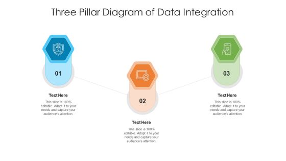 Three Pillar Diagram Of Data Integration Ppt PowerPoint Presentation Summary Brochure PDF Three Pillar Diagram Of Data Integration Ppt PowerPoint Presentation Summary Brochure PDF