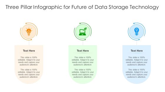 Three Pillar Infographic For Future Of Data Storage Technology Ppt PowerPoint Presentation Images PDF Three Pillar Infographic For Future Of Data Storage Technology Ppt PowerPoint Presentation Images PDF