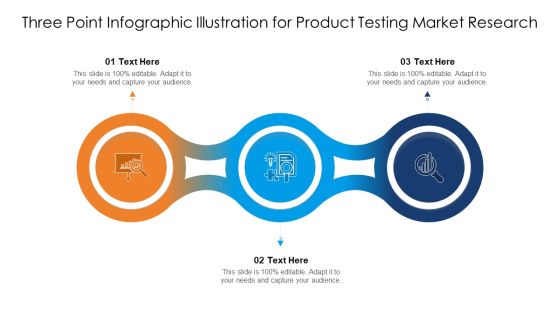 Three Point Infographic Illustration For Product Testing Market Research Mockup PDF Three Point Infographic Illustration For Product Testing Market Research Mockup PDF
