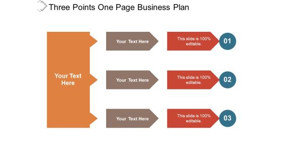Three Points One Page Business Plan Ppt PowerPoint Presentation Outline Themes PDF Three Points One Page Business Plan Ppt PowerPoint Presentation Outline Themes PDF