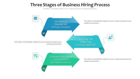 Three Stages Of Business Hiring Process Ppt PowerPoint Presentation Gallery Format PDF Three Stages Of Business Hiring Process Ppt PowerPoint Presentation Gallery Format PDF