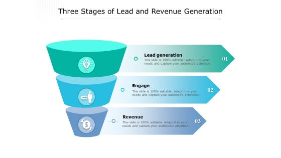 Three Stages Of Lead And Revenue Generation Ppt PowerPoint Presentation Inspiration Clipart PDF Three Stages Of Lead And Revenue Generation Ppt PowerPoint Presentation Inspiration Clipart PDF