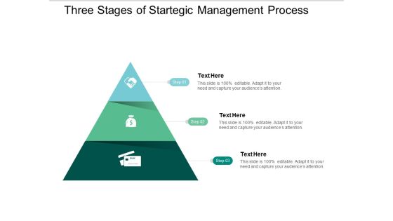 three stages of startegic management process ppt powerpoint presentation layouts samples