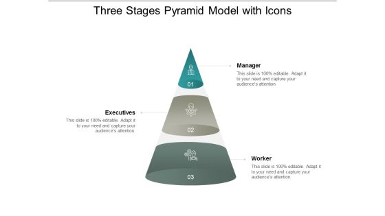 Three Stages Pyramid Model With Icons Ppt PowerPoint Presentation Styles Objects Three Stages Pyramid Model With Icons Ppt PowerPoint Presentation Styles Objects
