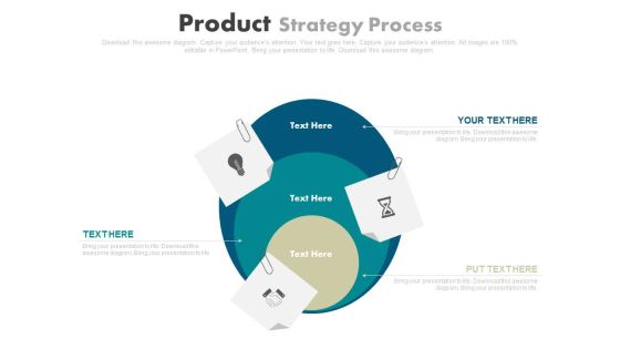 Three Steps Business Strategy Chart Powerpoint Template Three Steps Business Strategy Chart Powerpoint Template