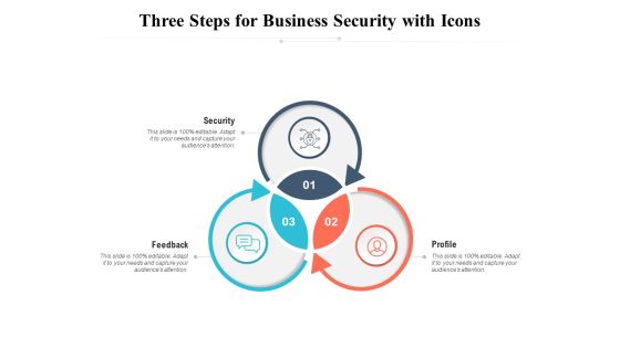 Three Steps For Business Security With Icons Ppt PowerPoint Presentation Infographic Template Samples PDF Three Steps For Business Security With Icons Ppt PowerPoint Presentation Infographic Template Samples PDF