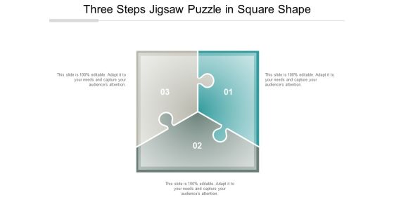 Three Steps Jigsaw Puzzle In Square Shape Ppt Powerpoint Presentation Infographics Picture Three Steps Jigsaw Puzzle In Square Shape Ppt Powerpoint Presentation Infographics Picture