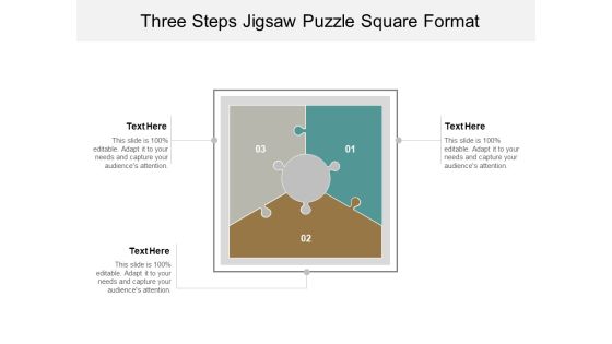 Three Steps Jigsaw Puzzle Square Format Ppt PowerPoint Presentation Slides Graphics Three Steps Jigsaw Puzzle Square Format Ppt PowerPoint Presentation Slides Graphics