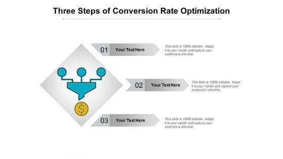 Three Steps Of Conversion Rate Optimization Ppt PowerPoint Presentation Layouts Rules PDF Three Steps Of Conversion Rate Optimization Ppt PowerPoint Presentation Layouts Rules PDF