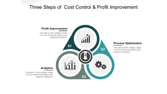 Three Steps Of Cost Control And Profit Improvement Ppt PowerPoint Presentation Ideas Master Slide Three Steps Of Cost Control And Profit Improvement Ppt PowerPoint Presentation Ideas Master Slide