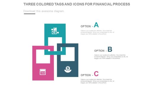 Three Steps Of Tax Planning Powerpoint Slides