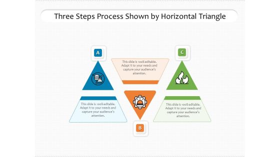 Three Steps Process Shown By Horizontal Triangle Ppt PowerPoint Presentation File Show PDF Three Steps Process Shown By Horizontal Triangle Ppt PowerPoint Presentation File Show PDF