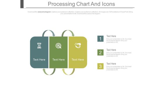 Three Steps Strategic Planning Model Powerpoint Template