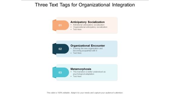 Three Text Tags For Organizational Integration Ppt PowerPoint Presentation Gallery Grid Three Text Tags For Organizational Integration Ppt PowerPoint Presentation Gallery Grid