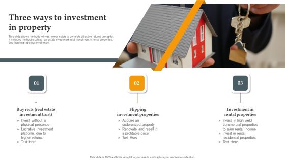 Three Ways To Investment In Property Mockup PDF Three Ways To Investment In Property Mockup PDF