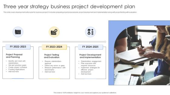 Three Year Strategy Business Project Development Plan Formats PDF Three Year Strategy Business Project Development Plan Formats PDF