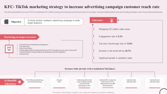 Tiktok Digital Marketing Campaign Kfc Tiktok Marketing Strategy Increase Advertising Campaign Infographics PDF Tiktok Digital Marketing Campaign Kfc Tiktok Marketing Strategy Increase Advertising Campaign Infographics PDF