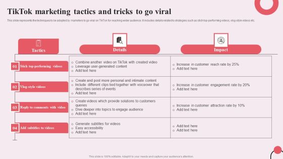 Tiktok Digital Marketing Campaign Tiktok Marketing Tactics And Tricks To Go Viral Designs PDF Tiktok Digital Marketing Campaign Tiktok Marketing Tactics And Tricks To Go Viral Designs PDF