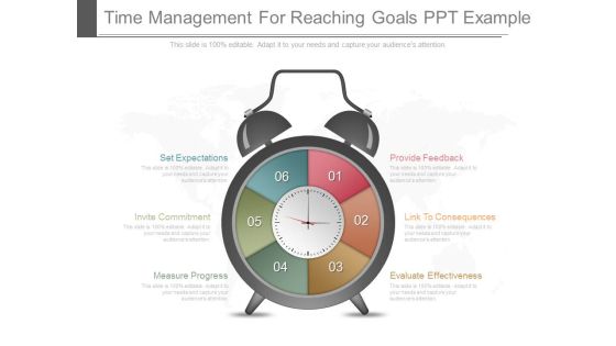 Time Management For Reaching Goals Ppt Example Time Management For Reaching Goals Ppt Example