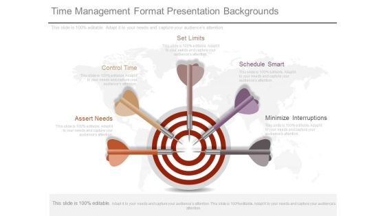 Time Management Format Presentation Backgrounds