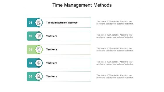 Time Management Methods Ppt PowerPoint Presentation Gallery Templates Cpb Time Management Methods Ppt PowerPoint Presentation Gallery Templates Cpb