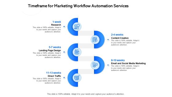 Timeframe For Marketing Workflow Automation Services Ppt Slides Portrait PDF Timeframe For Marketing Workflow Automation Services Ppt Slides Portrait PDF