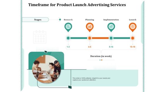Timeframe For Product Launch Advertising Services Ppt PowerPoint Presentation Gallery Inspiration PDF Timeframe For Product Launch Advertising Services Ppt PowerPoint Presentation Gallery Inspiration PDF