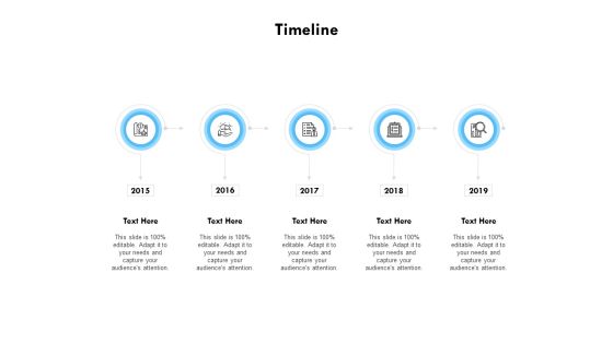 Timeline 2015 To 2019 Ppt PowerPoint Presentation Pictures Professional