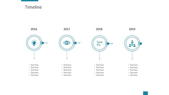 Timeline 2016 To 2019 Ppt PowerPoint Presentation Model Picture