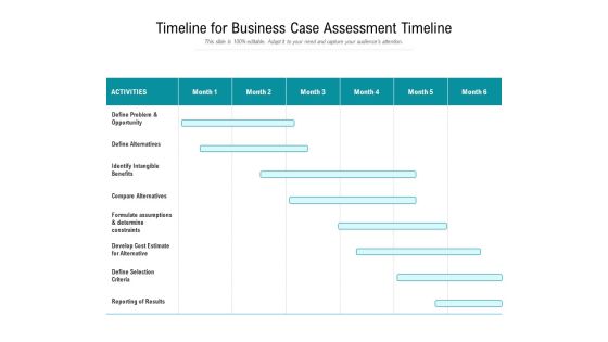 Timeline For Business Case Assessment Timeline Ppt PowerPoint Presentation Gallery Example PDF Timeline For Business Case Assessment Timeline Ppt PowerPoint Presentation Gallery Example PDF