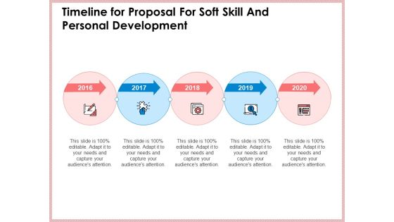 Timeline For Proposal For Soft Skill And Personal Development Ppt Model Inspiration PDF
