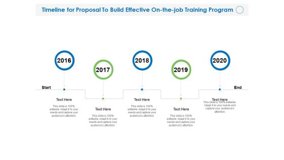 Timeline For Proposal To Build Effective On The Job Training Program Ppt Slides Pictures PDF Timeline For Proposal To Build Effective On The Job Training Program Ppt Slides Pictures PDF