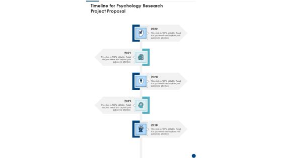 Timeline For Psychology Research Project Proposal One Pager Sample Example Document Timeline For Psychology Research Project Proposal One Pager Sample Example Document