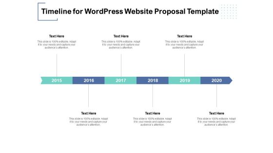 Timeline For Wordpress Website Proposal Template Ppt PowerPoint Presentation Model Templates Timeline For Wordpress Website Proposal Template Ppt PowerPoint Presentation Model Templates