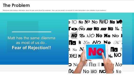 Tinder Venture Capitalist Financing Elevator Pitch Deck The Problem Graphics PDF Tinder Venture Capitalist Financing Elevator Pitch Deck The Problem Graphics PDF
