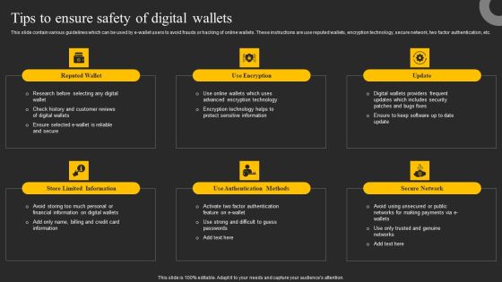 Tips To Ensure Safety Of Digital Wallets Ppt Summary Slide Download PDF Tips To Ensure Safety Of Digital Wallets Ppt Summary Slide Download PDF