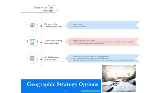 Tools To Identify Market Opportunities For Business Growth Geographic Strategy Options Icons PDF
